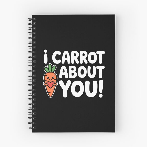 Item preview, I Carrot About You! Kawaii Carrot Pun designed and sold by PMCreative.