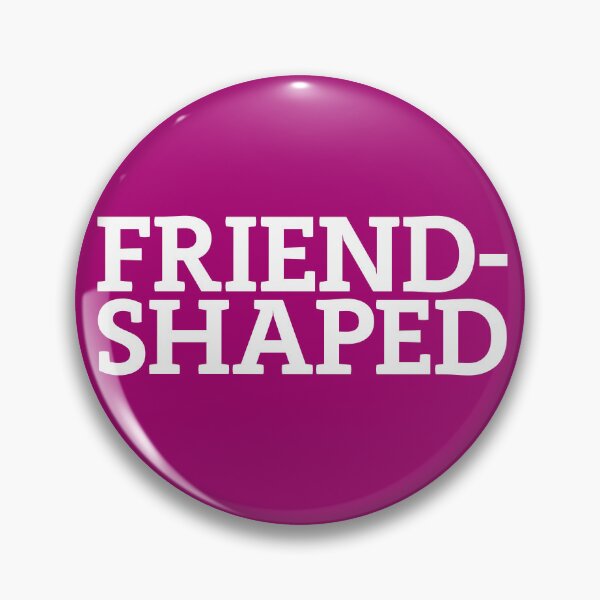 Item preview, Friend Shaped in white designed and sold by Strong Tee.