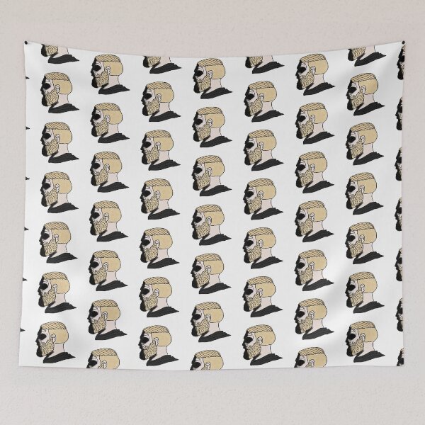 Item preview, Dark Chad Face Meme designed and sold by CyberRex.