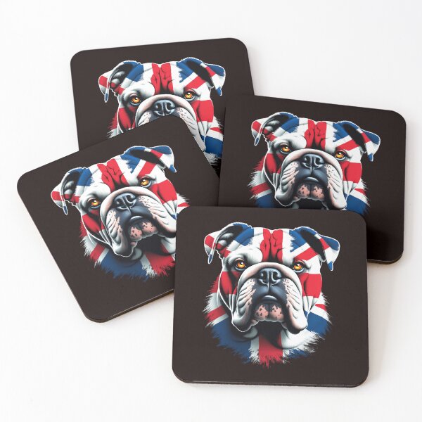 Item preview, Union Jack Flag Union Flag Patriotic UK Flag Bulldog Face Design designed and sold by adsman68.