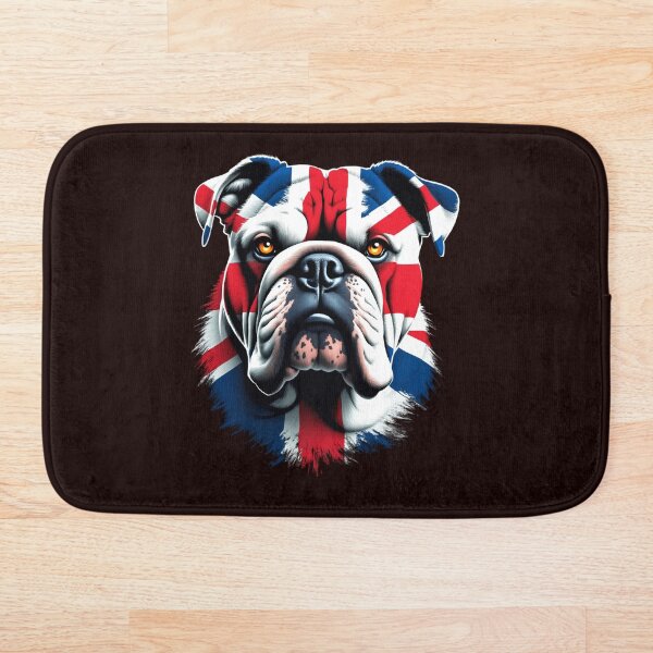 Artikelvorschau, Union Jack Flagge Union Flag Patriotische UK Flagge Bulldog Gesicht Design entworfen und verkauft von adsman68.