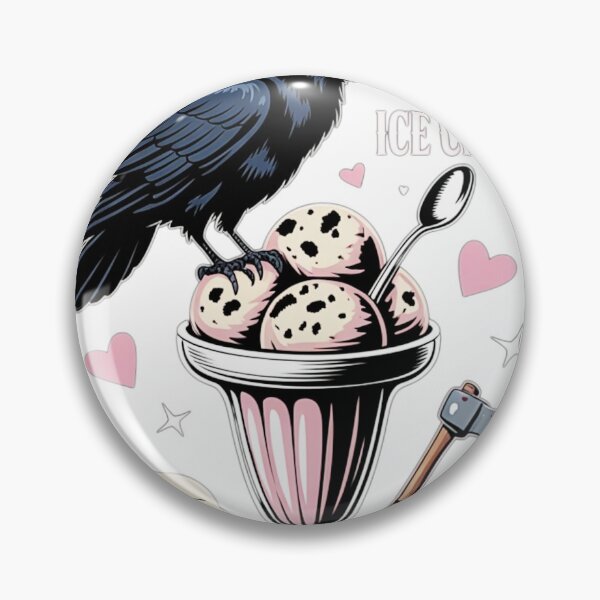 Item preview, Cookie & Cream Ice Cream Butcher Blackbird Funny Quote designed and sold by IanMarssa.