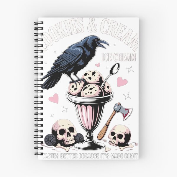 Item preview, Cookie & Cream Ice Cream Butcher Blackbird Funny Quote designed and sold by IanMarssa.