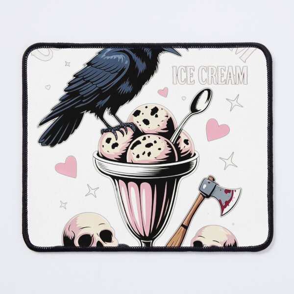 Item preview, Cookie & Cream Ice Cream Butcher Blackbird Funny Quote designed and sold by IanMarssa.