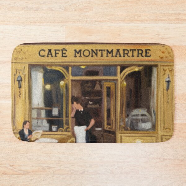 Item preview, Montmartre Paris Travel Poster | Café Montmartre Vintage French Poster designed and sold by CARRAANN.