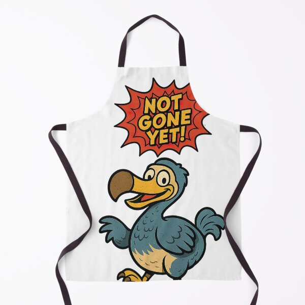 Item preview, Funny Dodo Bird Cartoon – Vintage Comic Pop Art – “Not Gone Yet!” Quote designed and sold by VitalLifeForce.