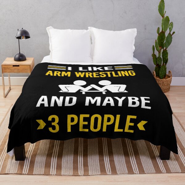 Item preview, I Like 3 People Arm Wrestling Wrestler Armwrestling designed and sold by maymorto.