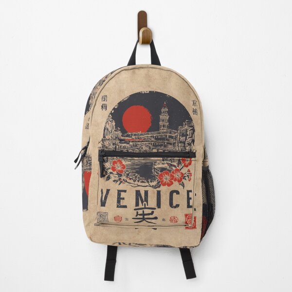 Item preview, Venice Italy Vintage Japanese Style Travel Poster | Rialto Bridge Ukiyo-e Art designed and sold by TuncGK.