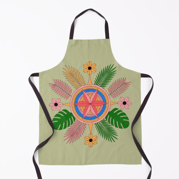 Item preview, Ocean Compass Floral Mandala designed and sold by VibrArtco.