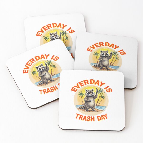 Item preview, Everyday Is Trash Day Funny Raccoon designed and sold by TeeARTHY.