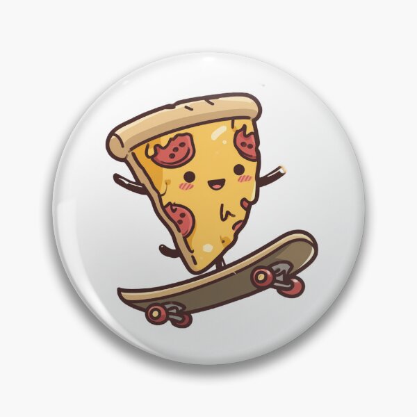 Item preview, Cool pizza skateboard kid designed and sold by Topsy-Turvey.