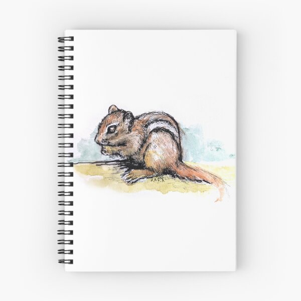 Item preview, Watercolor Chipmunk designed and sold by Kara Draws.