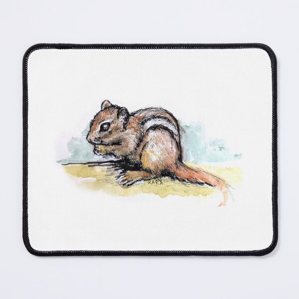 Item preview, Watercolor Chipmunk designed and sold by Kara Draws.