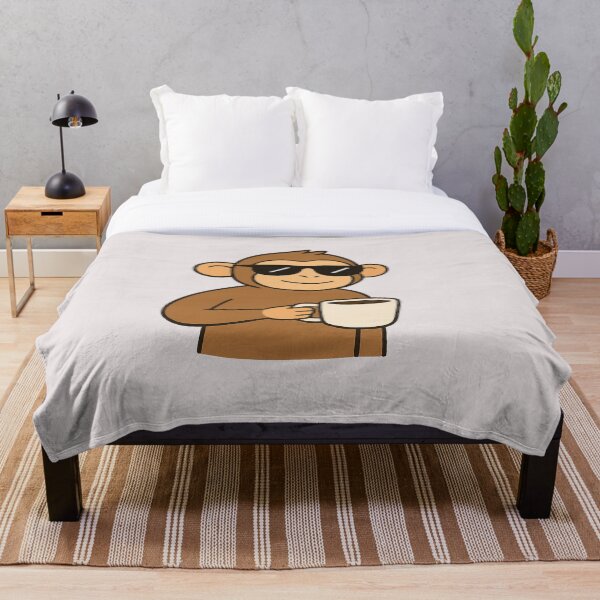 Artikelvorschau, Cooler Affe mit Sonnenbrille Kaffee-Design – Lustiges entspanntes Tier entworfen und verkauft von Printessive Designs.