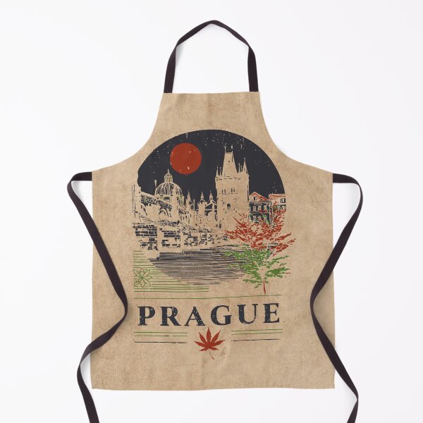 Item preview, Prague Vintage Japanese Style Travel Poster | Charles Bridge Ukiyo-e Wall Art designed and sold by TuncGK.