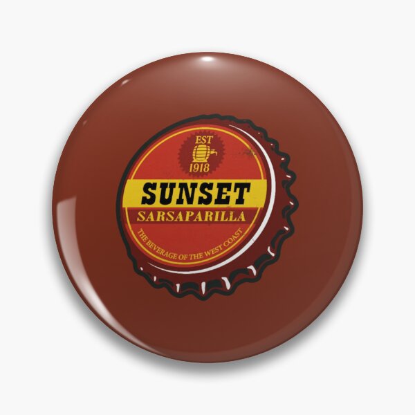 Item preview, Vintage Sunset Sarsaparilla Root Beer Bottlecap.png designed and sold by Torinfral.