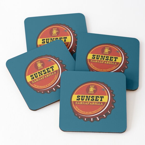 Item preview, Vintage Sunset Sarsaparilla Root Beer Bottlecap.png designed and sold by Torinfral.