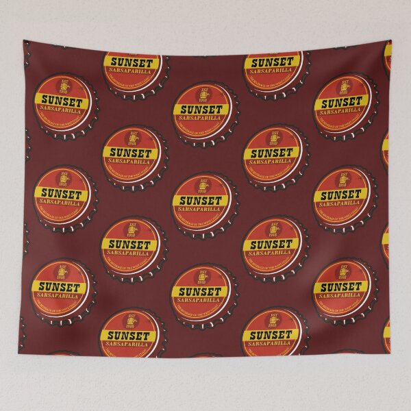 Item preview, Vintage Sunset Sarsaparilla Root Beer Bottlecap.png designed and sold by Torinfral.