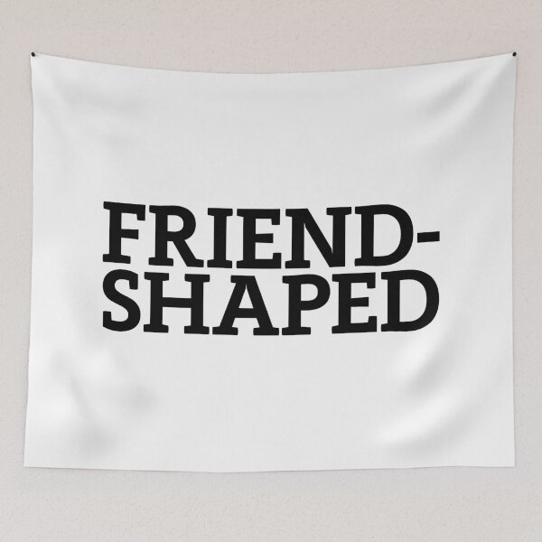 Item preview, Friend-Shaped (black) designed and sold by Strong Tee.