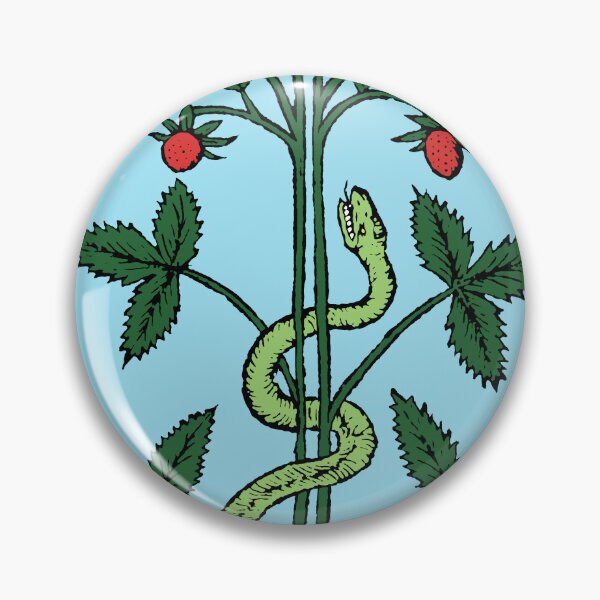 Item preview, Renaissance Emblem Snake and Strawberries Virgil designed and sold by Pixelchicken.