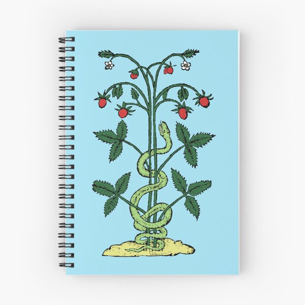 Item preview, Renaissance Emblem Snake and Strawberries Virgil designed and sold by Pixelchicken.