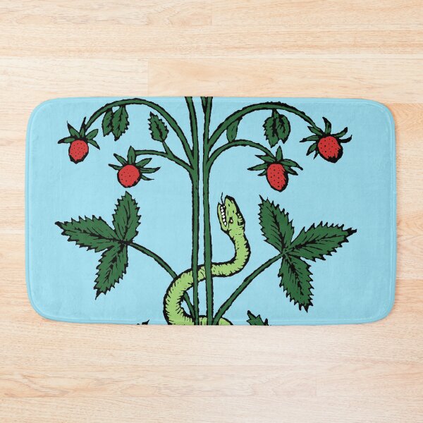 Item preview, Renaissance Emblem Snake and Strawberries Virgil designed and sold by Pixelchicken.
