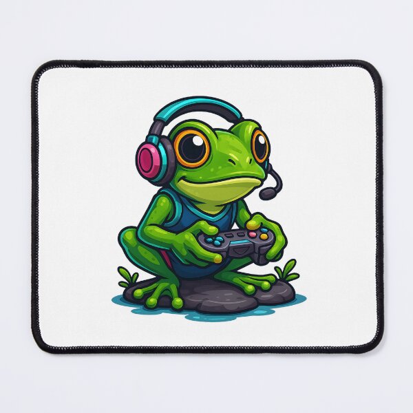 Item preview, Frog funny gamer design designed and sold by Shop_Bagniak.