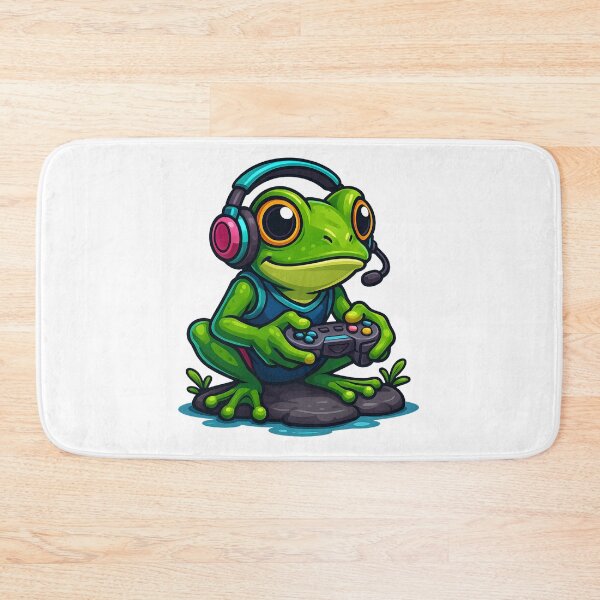 Item preview, Frog funny gamer design  designed and sold by Shop_Bagniak.
