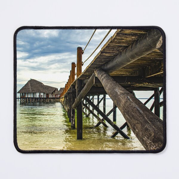 Item preview, Tropical Zanzibar Ocean Pier Paradise Beach Tanzania designed and sold by Amanda's Factory.