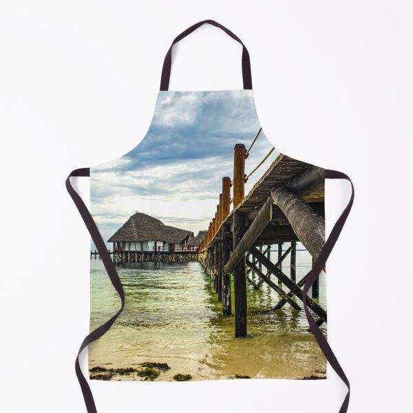 Item preview, Tropical Zanzibar Ocean Pier Paradise Beach Tanzania designed and sold by Amanda's Factory.