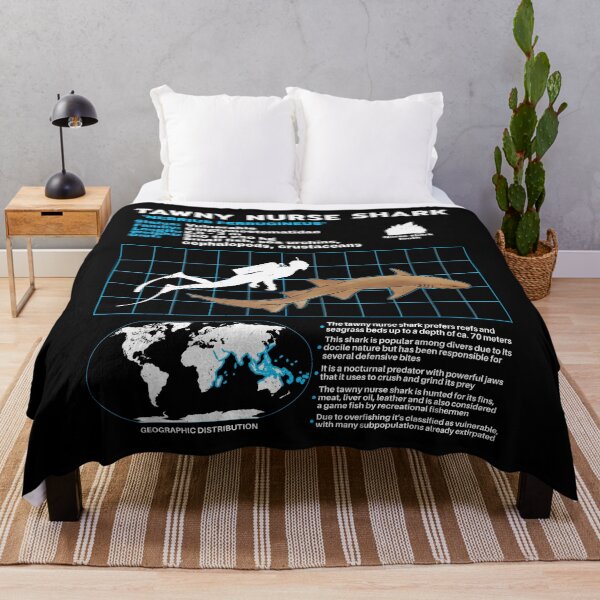 Item preview, Kopie von Tawny Nurse shark data sheet designed and sold by NicGrayGraphic.