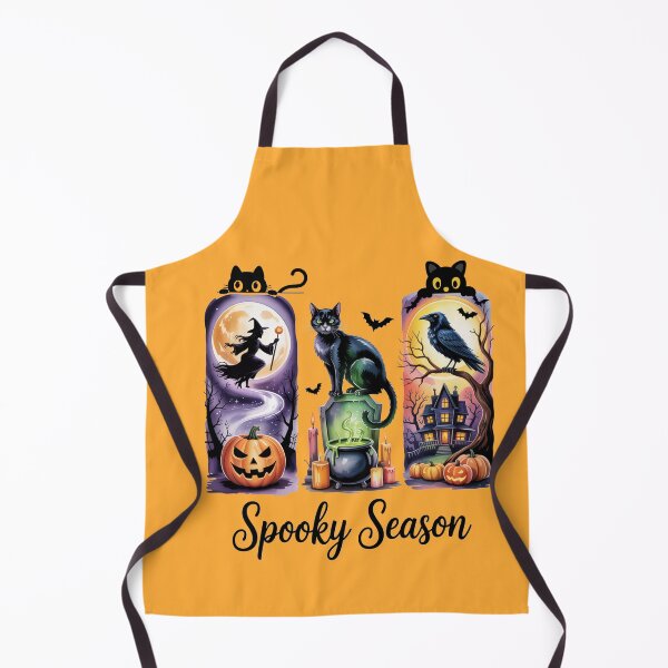 Item preview, Spooky Season Halloween Witch, Black Cat, and Haunted House T-Shirt designed and sold by Nickkhunsmile.