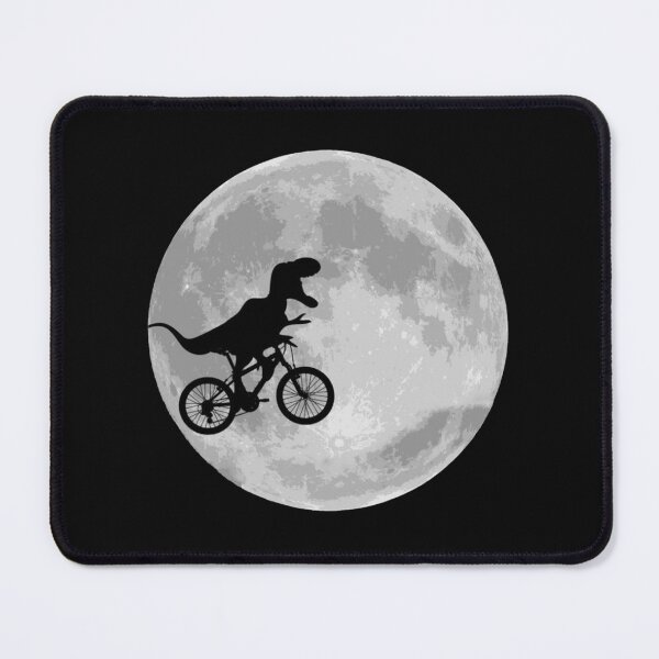 Item preview, Dinosaur Moon Ride – Funny T-Rex on Bike Parody Design designed and sold by Dragonfly-10.