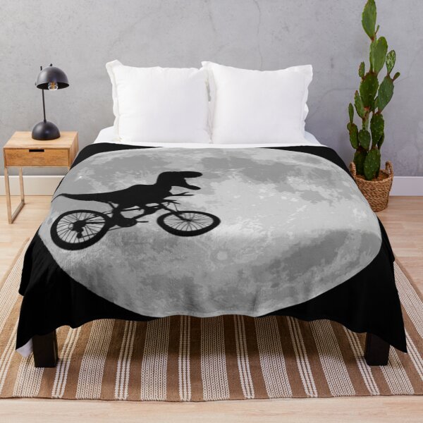 Item preview, Dinosaur Moon Ride – Funny T-Rex on Bike Parody Design designed and sold by Dragonfly-10.
