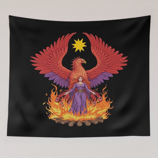 Item preview, Rising Phoenix Rebirth Mythology designed and sold by TeeARTHY.