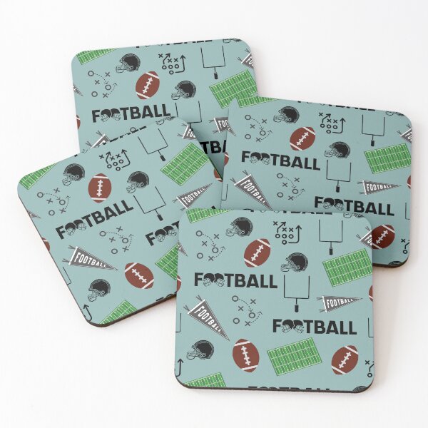 Item preview, Football Fun on Light Gray-Green  designed and sold by KSimpson838.