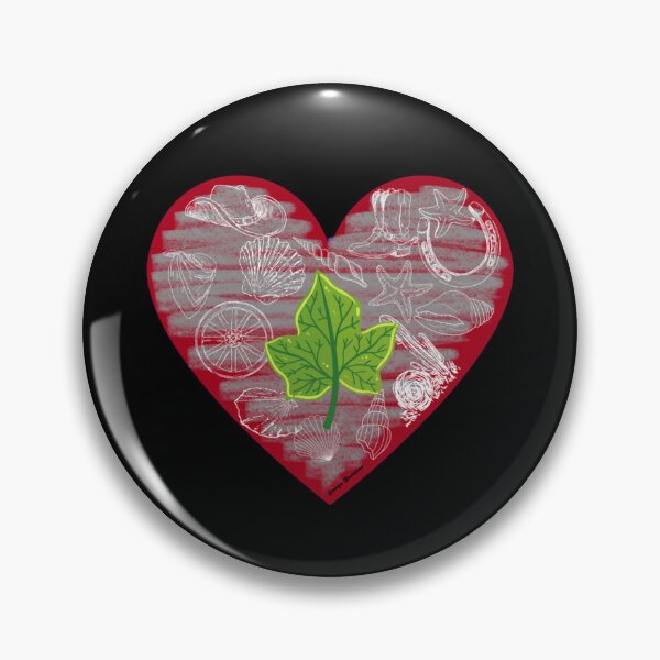 Item preview, Coastal Cowgirl Ivy Red Heart  designed and sold by artbyomega.