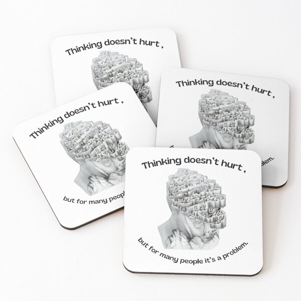 Item preview, Thinking doesn’t hurt, but for many people it’s a problem designed and sold by RAKO13.