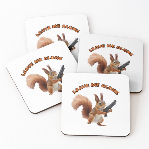 Item preview, Leave Me Alone Funny Squirrel Shotgun designed and sold by TeeARTHY.