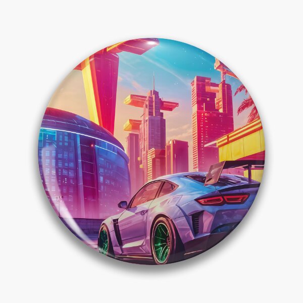 Item preview, Neon Porscha Supercar Evolved designed and sold by Ink Art Design.