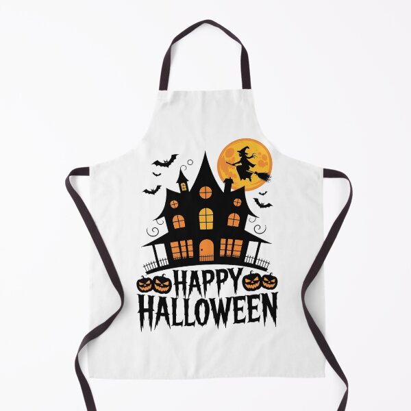 Item preview, Creepy Haunted Mansion with Full Moon and Pumpkins designed and sold by TomxDesign.