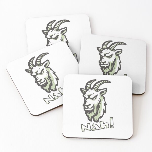 Item preview, Angry Goat 'Nah' Sticker designed and sold by KBCray.