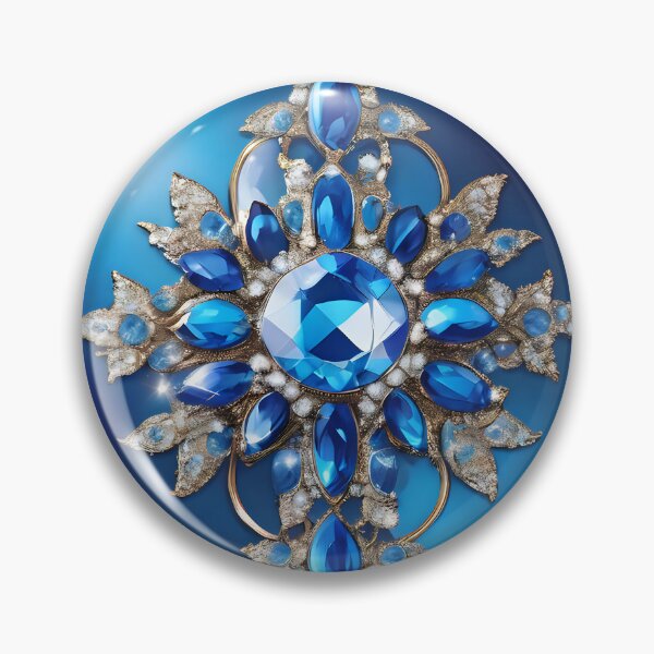Item preview, Stunning gemstone pattern featuring brilliant blue reflections. designed and sold by MissYouONLY.