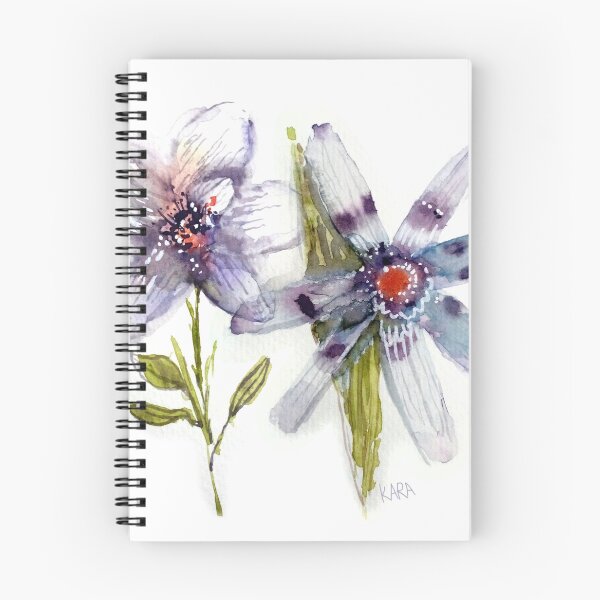 Item preview, Delicate Watercolor Flowers designed and sold by Kara Draws.