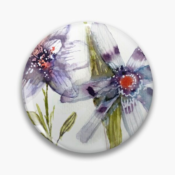 Item preview, Delicate Watercolor Flowers designed and sold by Kara Draws.