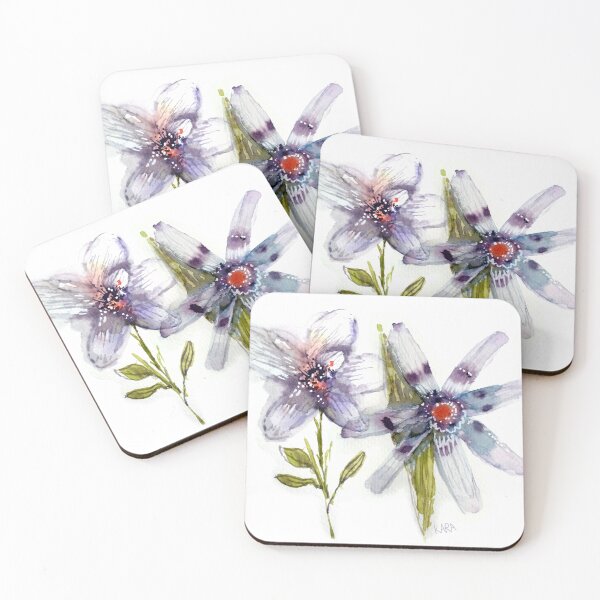 Item preview, Delicate Watercolor Flowers designed and sold by Kara Draws.