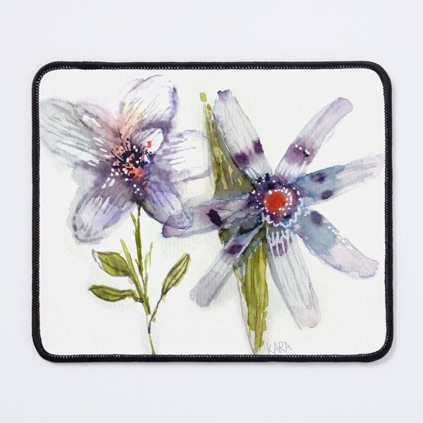 Item preview, Delicate Watercolor Flowers designed and sold by Kara Draws.