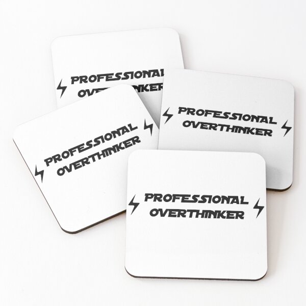 Item preview, PROFESSIONAL OVERTHINKER designed and sold by ART Simple.