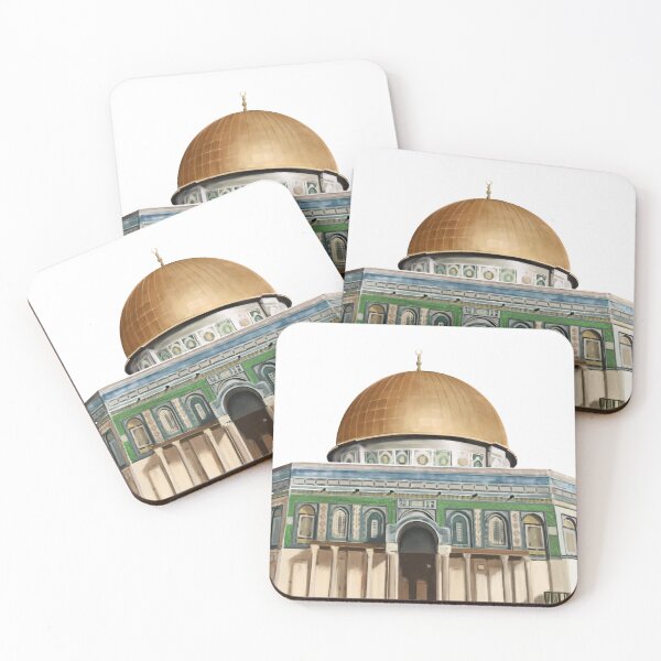 Item preview, Dome of the Rock – Islamic Architecture Digital Painting designed and sold by Arteva Stories.