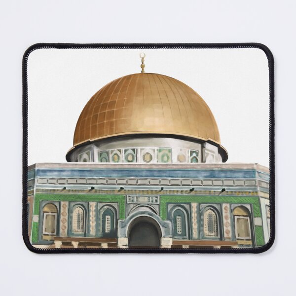 Item preview, Dome of the Rock – Islamic Architecture Digital Painting designed and sold by Arteva Stories.